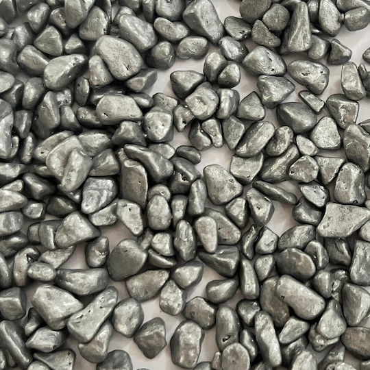 Epigasos Χαλίκι Ενυδρείου Ασημί Διάμετρο 3-5mm 0.5kg