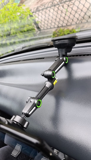 Auto Handy- & Tablet-Halterung mit verstellbaren Haken Schwarz