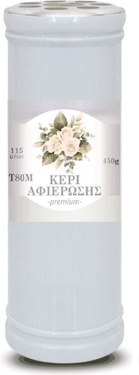 Clever Casa Свещ за почит Premium Т80м Бяла 115 Часа