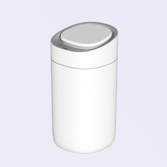 Delta Cleaning Plastic Waste Bin 15lt White