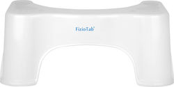 Fiziotab Kleiner Toilettenhocker Natürliche Lösung Gegen Verstopfung Hämorrhoiden Toilettenfußstütze Erhöhte Toilettenbrille Richtige Hockposition Auf Toilette 1 Stück Weiß Höhe 17 cm