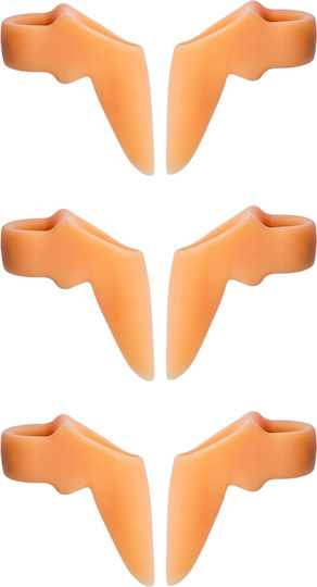 Set 3 Perechi Protectoare Pentru Bunion Separatoare Degete 6 Bucăți Silicon Roz