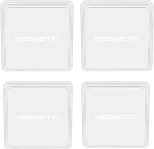 Keenetic KN-3510-41EN Access Point with Mesh Wi‑Fi 6 Dual Band (2.4 & 5GHz) Quadruple Kit