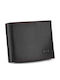 Leather Men's Wallet Cards with RFID Black