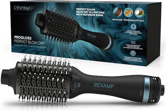 Revamp Ionic Ceramic Electric Hair Brush Air with Rotating Head 1200W