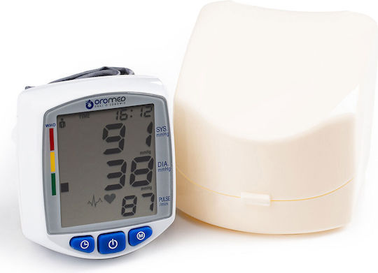 Tensiometru Digital de Încheietură Oro-sm2 Comfort Oromed Cu Manșetă Standard 13.5-21cm Tehnologie Logică Fuzzy Geantă de Transport