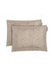 Greenwich Polo Club 2289 Σετ Μαξιλαροθήκες Oxford Taupe 50x70εκ.