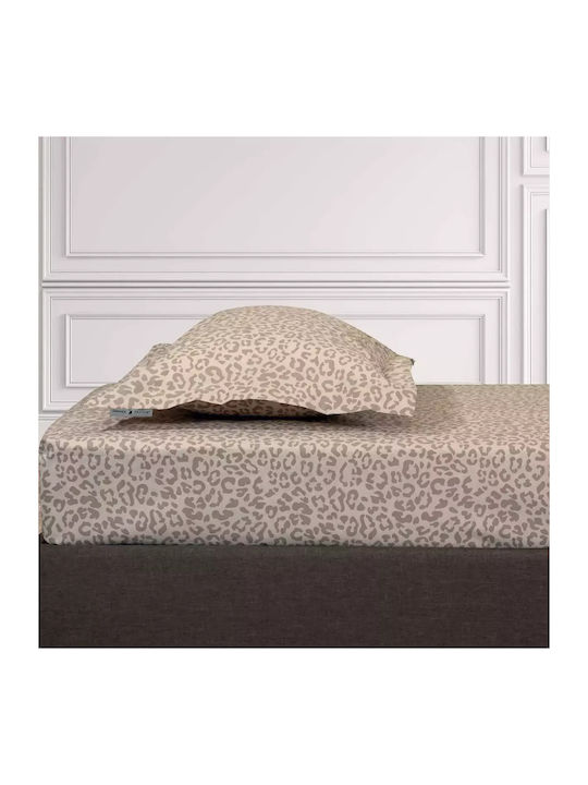 Greenwich Polo Club Sheet Super-Double with Elastic 160x200+35cm. 2289 Taupe
