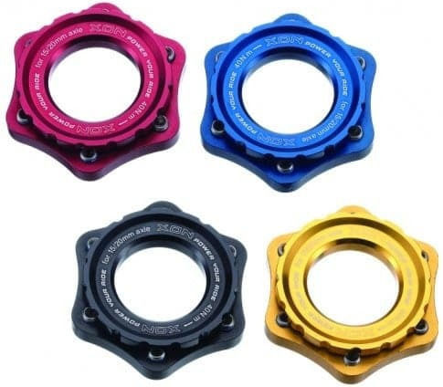 Xon Center Lock 15/20 Mm Axle Full CNC Adapter Orange