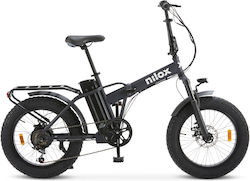 Nilox X8 Pro 20" Foldable Electric City Bicycle Blue