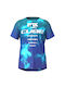 CUBE Jersey Ανδρική Κοντομάνικη Μπλούζα Mountain Bike Μπλε