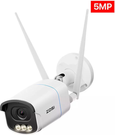 Zosi IP Κάμερα Παρακολούθησης Wi-Fi 4K Αδιάβροχη με Αμφίδρομη