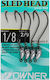 Owner 5142 Sled Head Set 3pcs No4/0 14gr