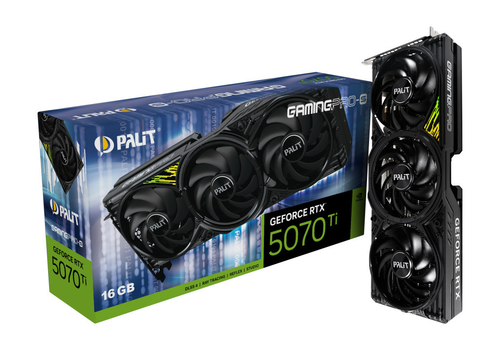 Palit GeForce RTX 5070 Ti 16GB GDDR7 GamingPro-S Κάρτα Γραφικών