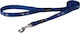 Rogz Dog Leash/Lead Strap Fancy Navy Paw in Blue color