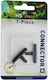 Air T-Piece 1 2 Without Valves Set 2 Pcs Hs Aqua T-Piece 4-6 Mm 2 Pcs Black