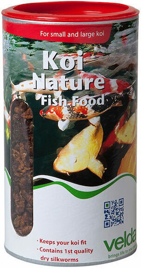Храна За Риби Koi Nature Fish Food 1250ml Velda