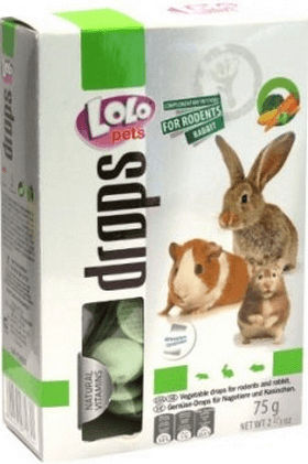 Lolo Pets Λιχουδιές Τρωκτικών Vegetable Drops 75gr Lolo Pets 1096761