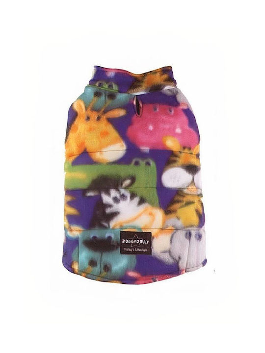Doggy Dolly Fleece Χρωματιστό Xl:πλάτη 33-35cm Στήθος 51-53cm
