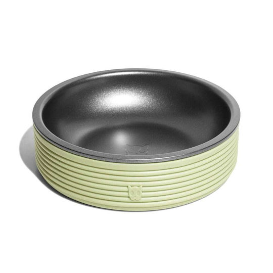 Zee-Dog Μεταλλικό Μπολ Φαγητού & Νερού για Γάτα 430ml 18cm σε Πράσινο Χρώμα