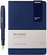 Zequenz Set 2 Notizbücher 100 Blätter B6 Geregelt Blau