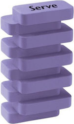 Eraser Steps Pastel Serve Purple Pastel