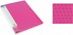 Soft Embossed A4 Display Book 40 Plastic Sleeves Pp Level Dots Pink Sp-75046 Spree Soft Embossed A4 Display Book 40 Plastic Sleeves Pp Level Dots Pink Sp-75046 Spree