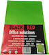 Ζελατινη A4 Pp Σχημα L Πρασινη 100 Mic Black Red 10 Tem