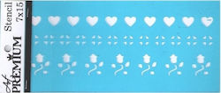 Stencils Art Premium 2900606 – 7x15cm – Decorative Lines