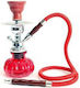 Hookah Ναργιλές Μονός Κόκκινος 27cm
