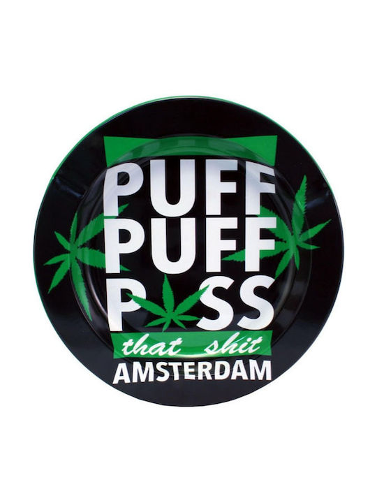 Metalic Cenușare Design Amsterdam Puff Puff Pass