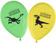 Set 6 Luftballons Latex Gelbe