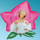 Luftballon Folie Mehrfarbig Flower