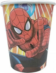 Spiderman Ποτήρι για Party 8τμχ Spiderman Ποτήρι για Party 8τμχ
