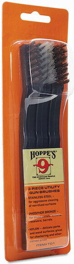 Βούρτσες Καθαρισμού Όπλου Hopp's Utility Gun Cleaning Brushes 3τμχ Pack To1