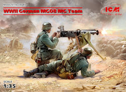 1/35 Wwii German Mg08 Mg Team 2 Figures