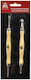 Sio-2 Modeling Tools Wire Wood Embossed Texture Set of 2 Pieces