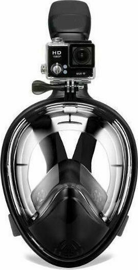 Zanna Toys Ninja Free Breath Tauchmaske Vollgesicht Schwarze