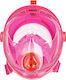 Cruz Silicone Full Face Kids Diving Mask Pink