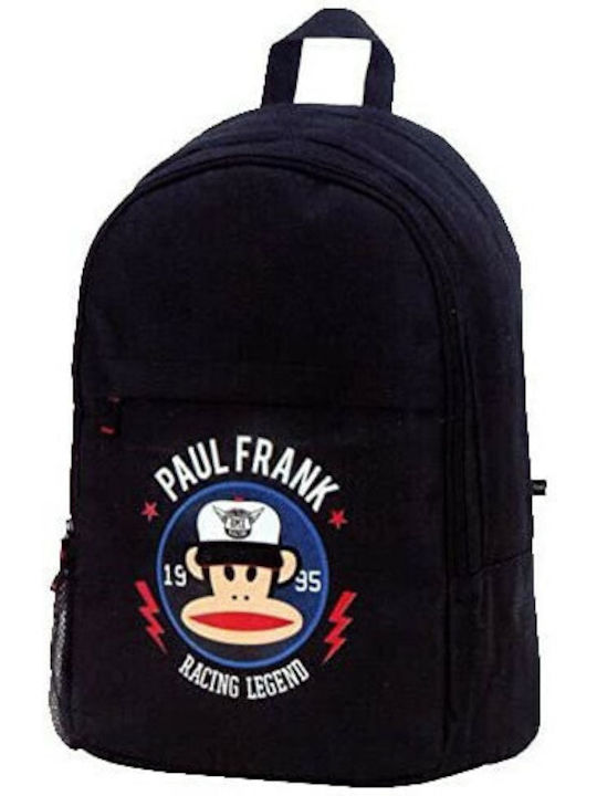 Paul Frank Σχολική Τσάντα Πλάτης Νηπιαγωγείου Μαύρη με Θήκη για Παγούρι