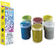 Toy Color Κολλα Glitter 25ml Superwashable 6 Χρωματα 537