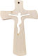 Wooden Craft Decoration Cross 10x6.5cm
