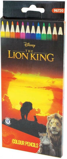 Ξυλομπογιές Spree 12 Χρωμάτων Lion King 3mm Spl-96720 Spree