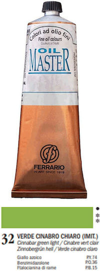 Ferrario Oil Colour 32 Cinnabar Green Light 60ml