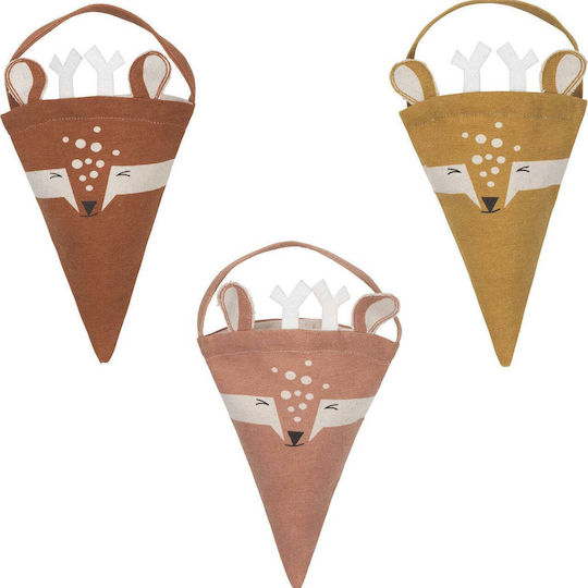 Set 3 Conuri Agățate Din Material Cadouri Decorațiuni De Crăciun