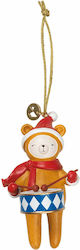 Brown Rabbit Christmas Tree Ornament 12cm