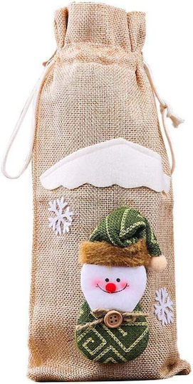 Giftland Weihnachtliche Flaschenabdeckung Beige
