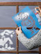 Set of 2 Stencils Different Designs 25.5x35cm
