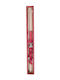 Easter Candle Round Handmade Red