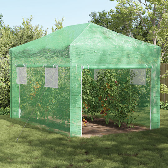 vidaXL 42006644 Greenhouse Pop-Up with Metal Frame 4.3x2.9x3.15m